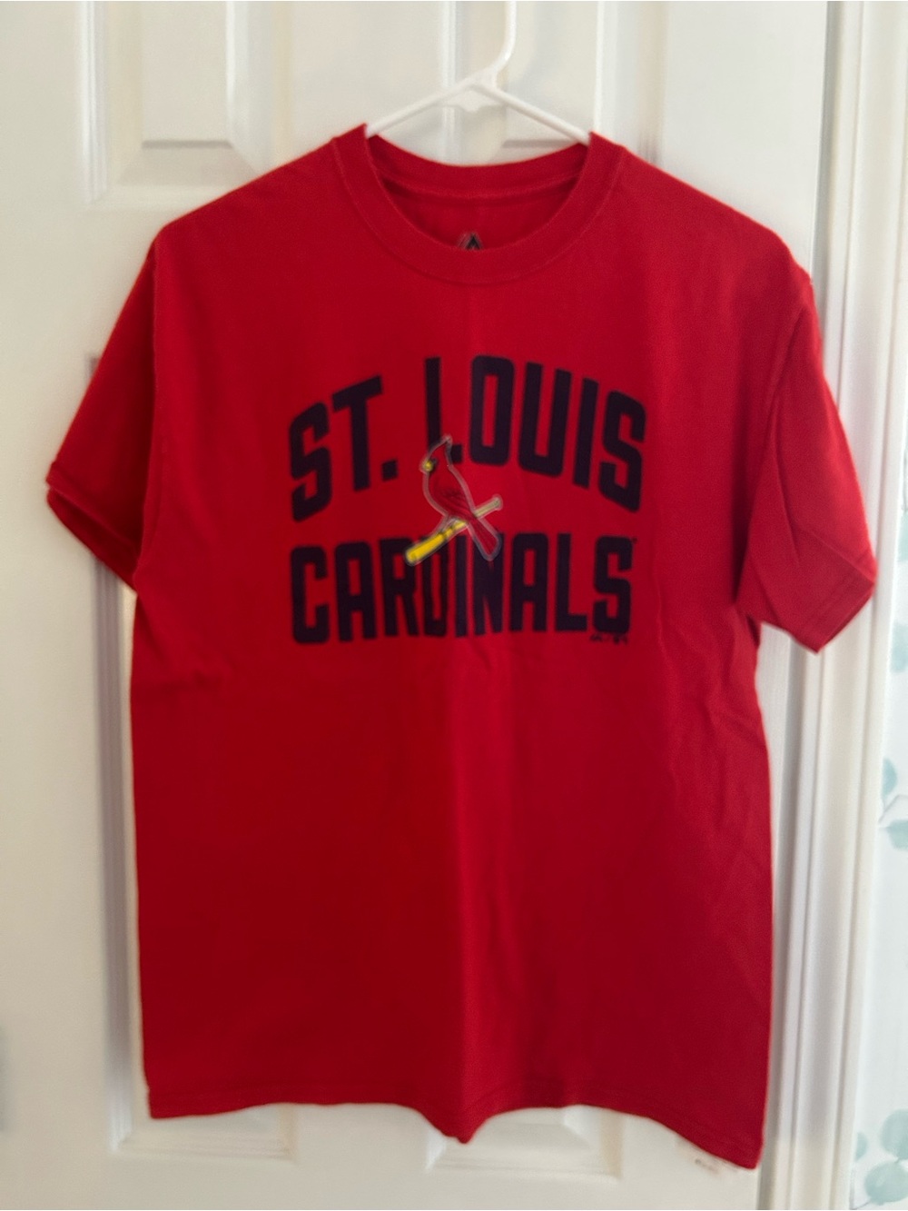 Majestic Red St. Louis Cardinals Graphic Short Sleeve Tee